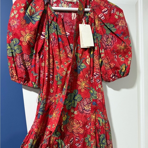 New Ulla Johnson Red Maxi Dress - Picture 4 of 7
